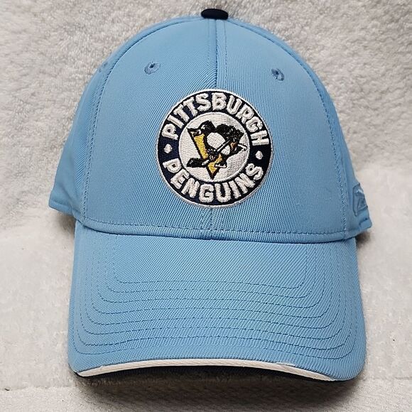 Reebok Pittsburgh Penguins One Size Stretchfit Hat - NWOT - Picture 1 of 7